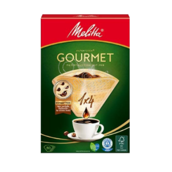 Filtry papierowe Melitta Gourmet 1x4