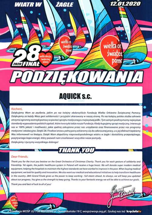 Podzikowanie WOP 28 Fina