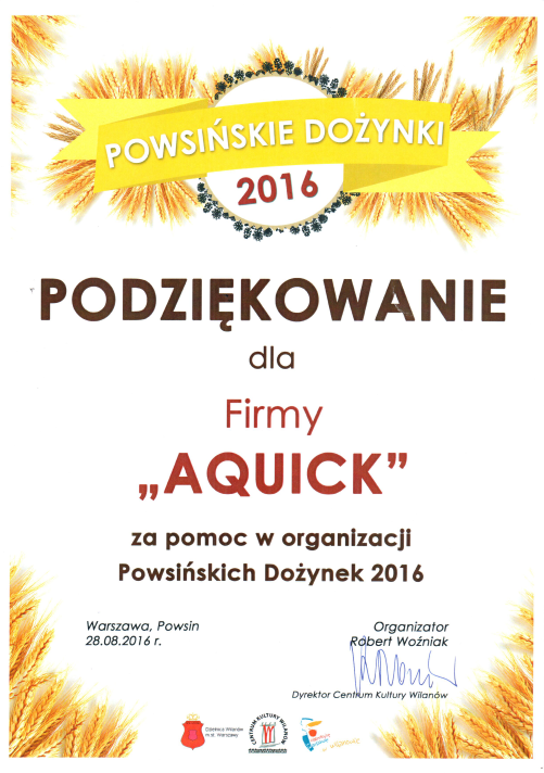 Podzikowanie Powsiskie Doynki_2016