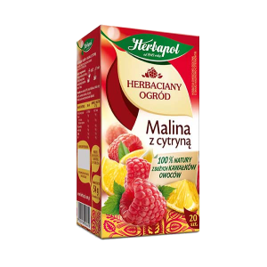 Herbata HERBAPOL Malina z cytryną 20 torebek 