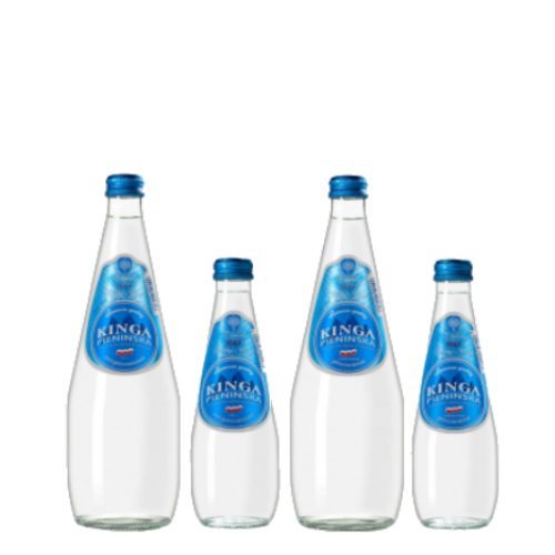 Woda Kinga Pienińska Linia Biała Naturalna, Niegazowana, Gazowana 0,33 l, 0,7 l Woda Kinga Pienińska Linia Biała Naturalna, Niegazowana, Gazowana 0,33 l, 0,7 l
