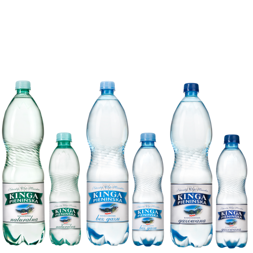 Woda Kinga Pieniska Naturalna, Bez Gazu, Gazowana 0,5 l,1,5 l