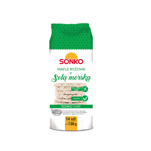 Wafle ryowe SONKO z sol morsk 130g